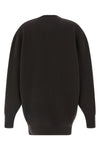 sculptural double face double-sided wool and cashmere minidress