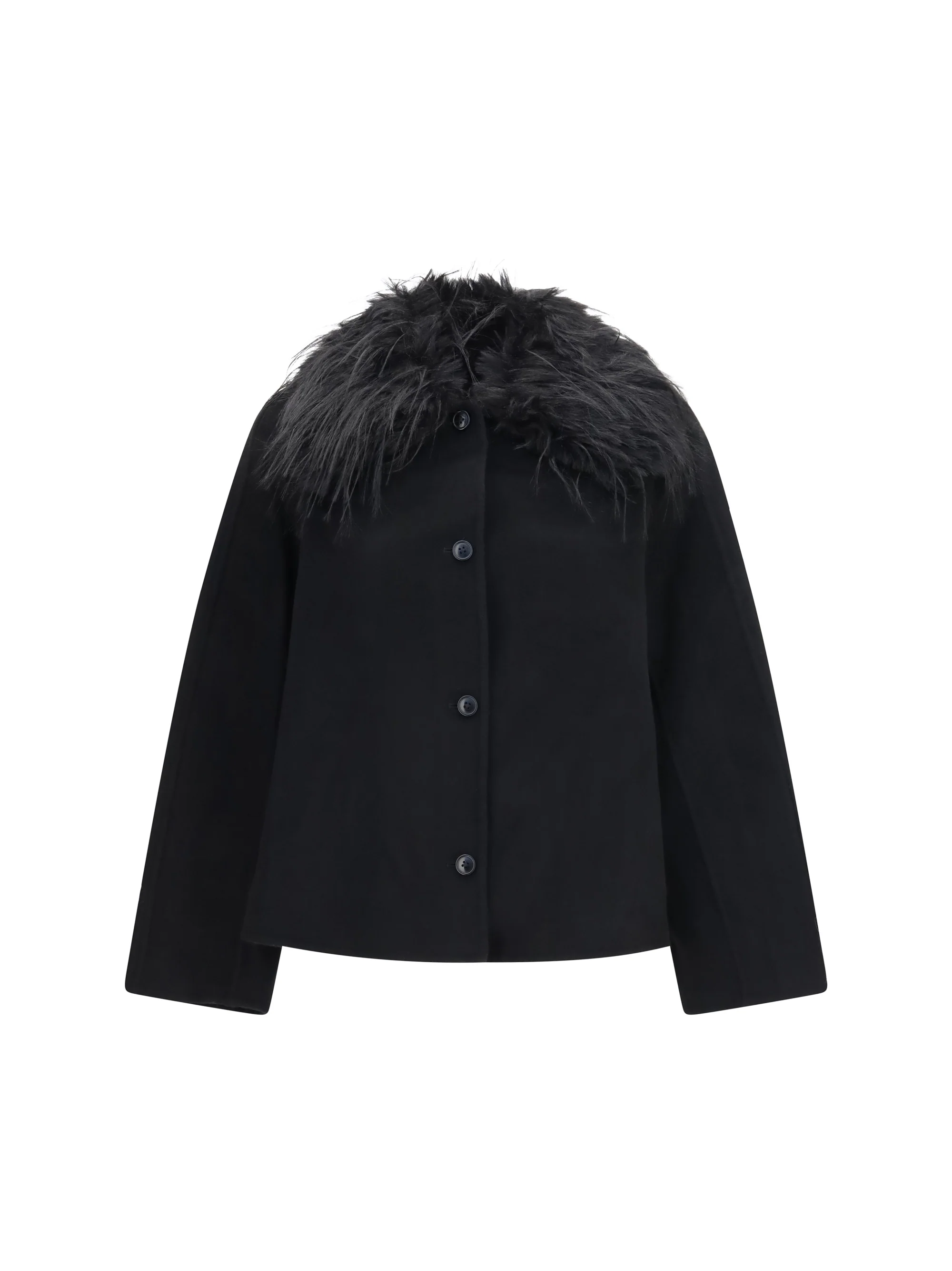 LOULOU DE SAISON 38 rafe jacket with faux-fur collar