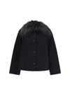 rafe jacket with faux-fur collar