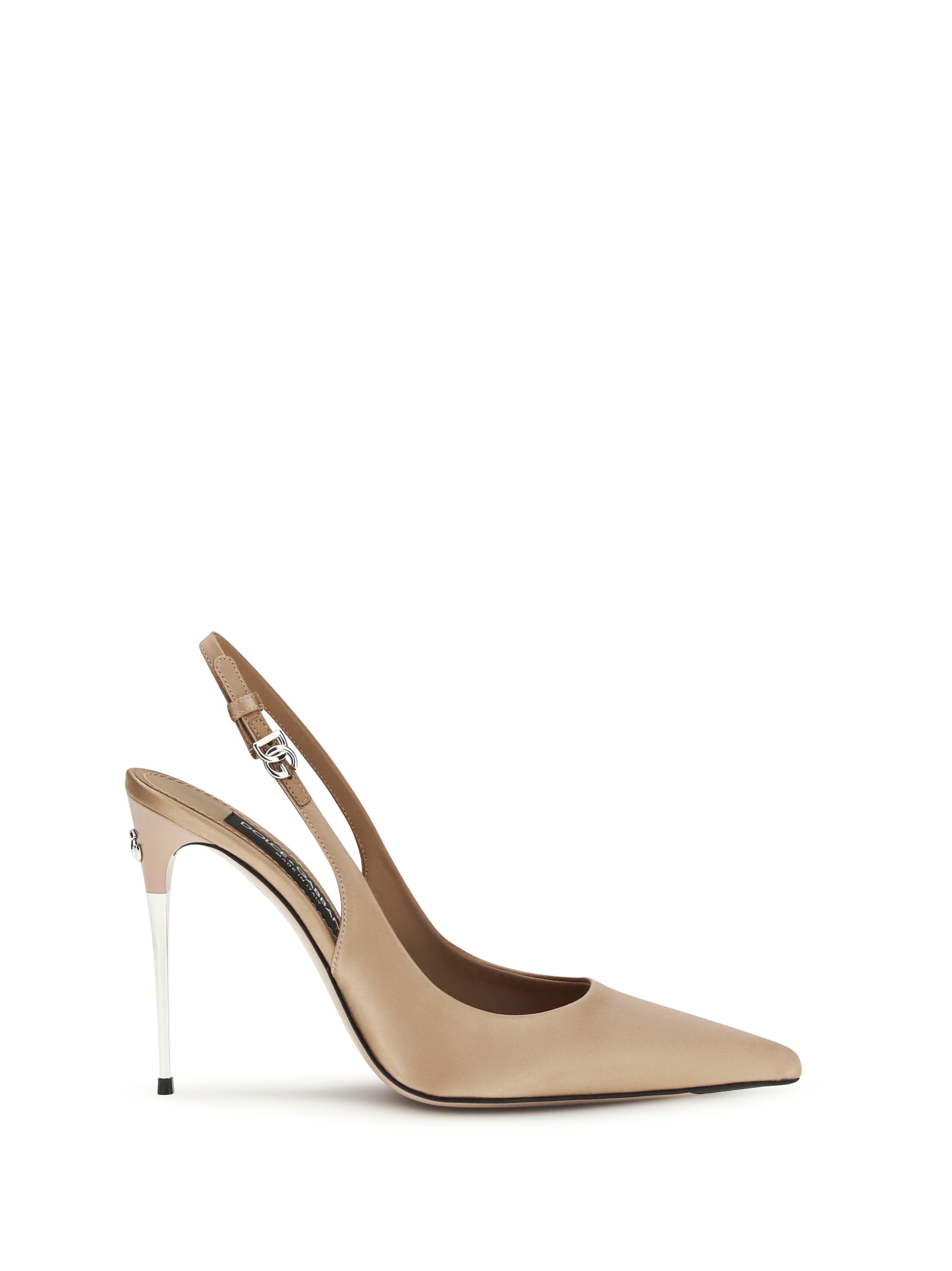DOLCE amp; GABBANA 36 satin slingback pumps