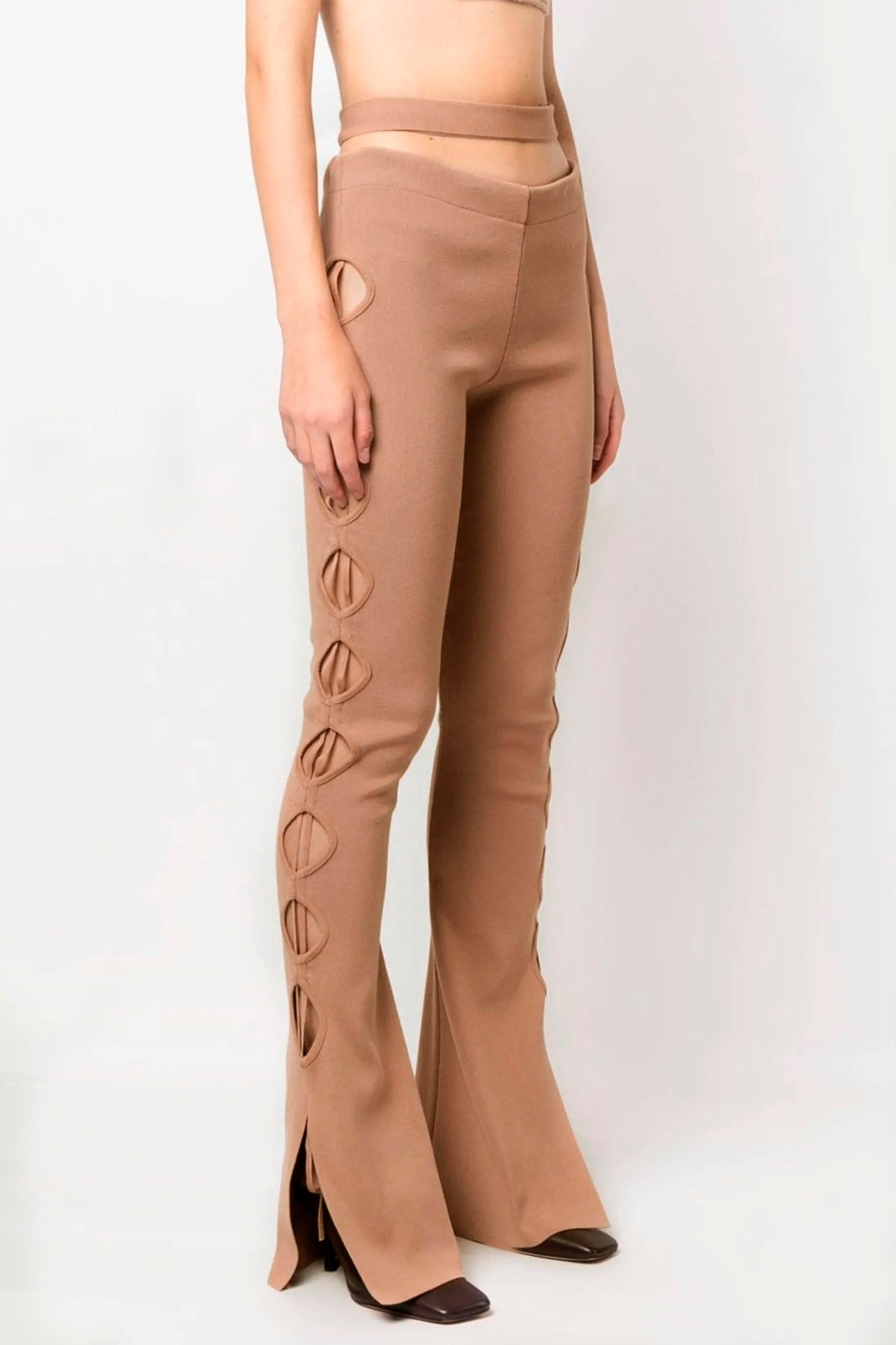 ANDREĀDAMO M stretch knit pants