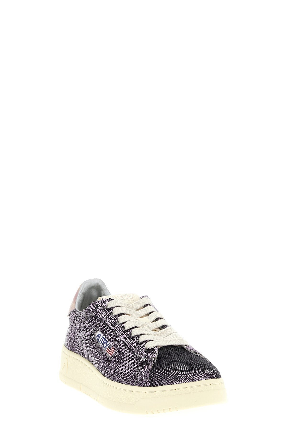 dallas capsule bloom sneakers in sequin-covered fabric