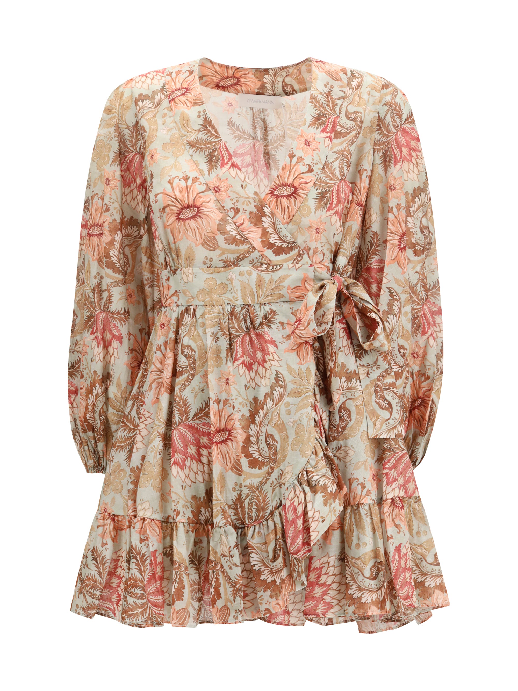 daylight wrap mini dress