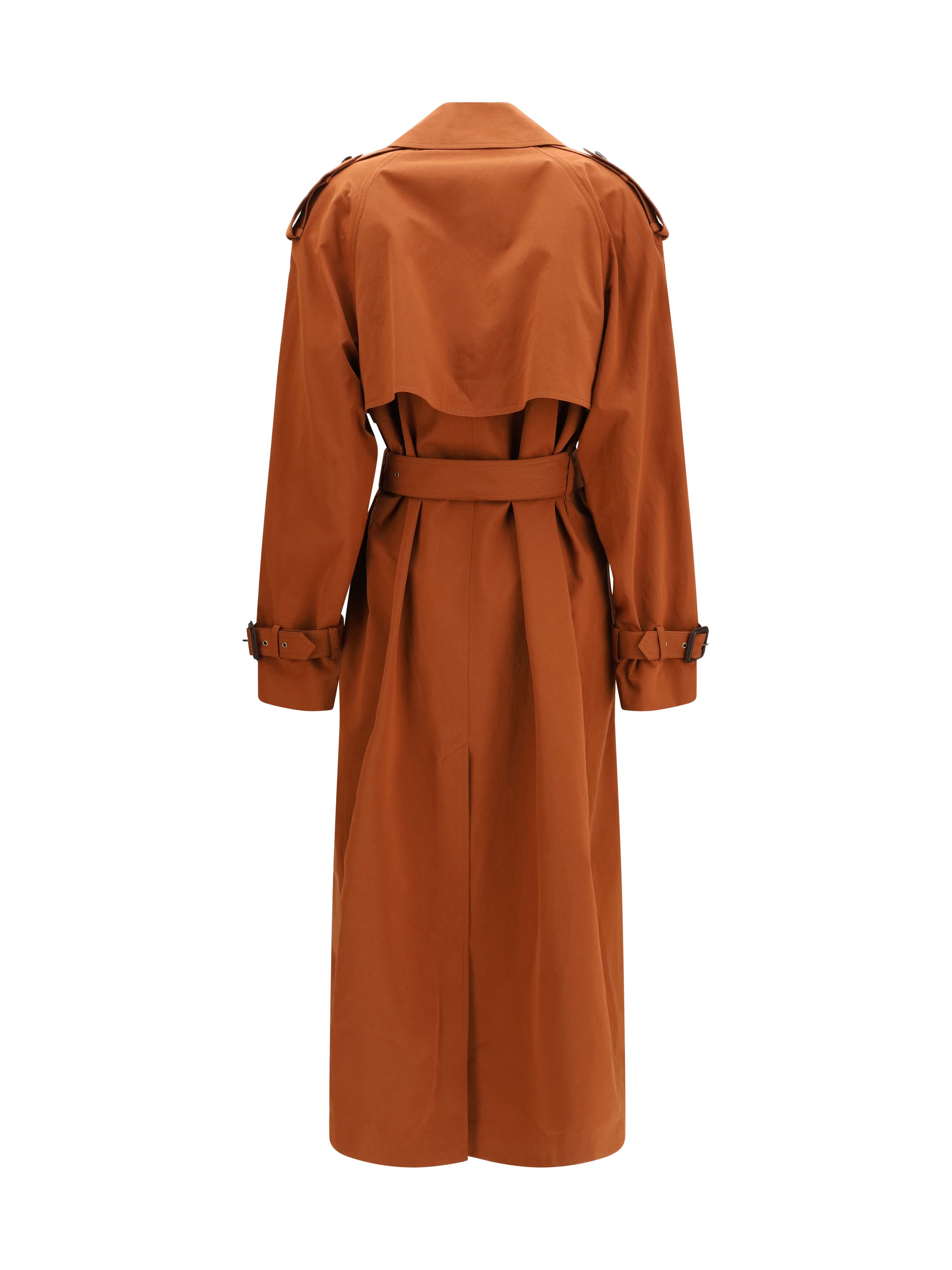 SAINT LAURENT 38 belted double-breasted coat