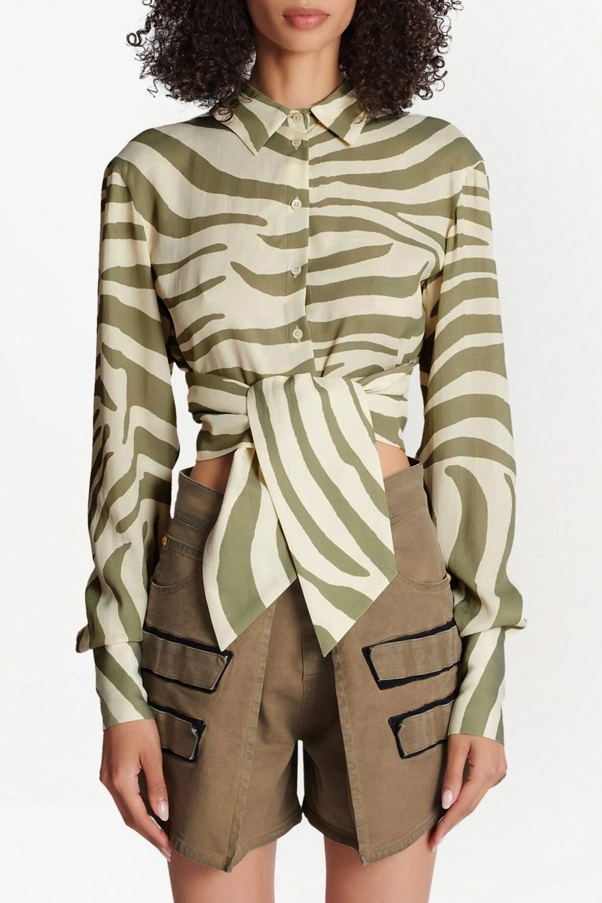 BALMAIN 34 viscose blend shirt