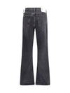 mid-rise kick boot jeans