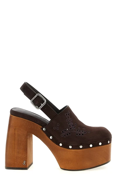 alida suede clog