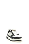 ma quad debossed classic low smooth leather sneakers