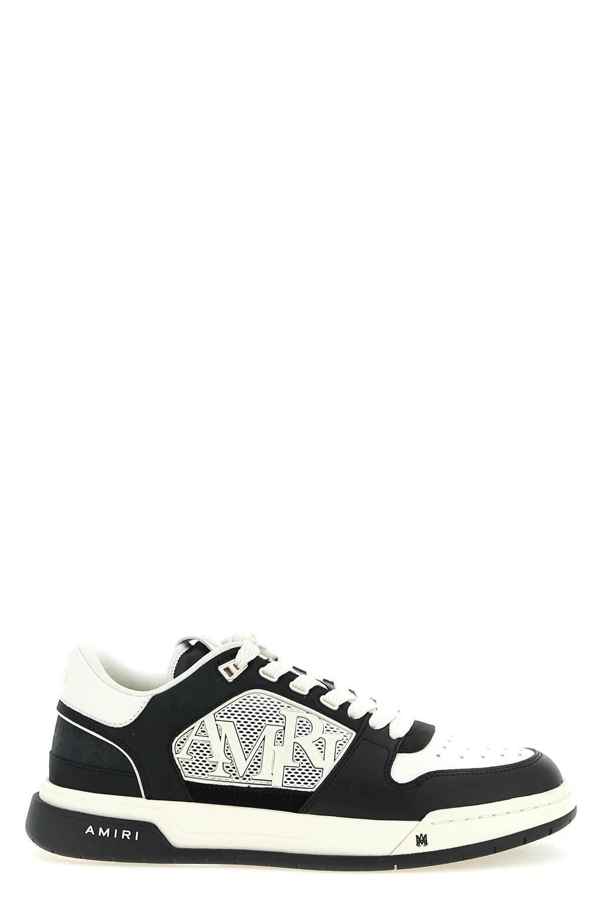ma quad debossed classic low smooth leather sneakers