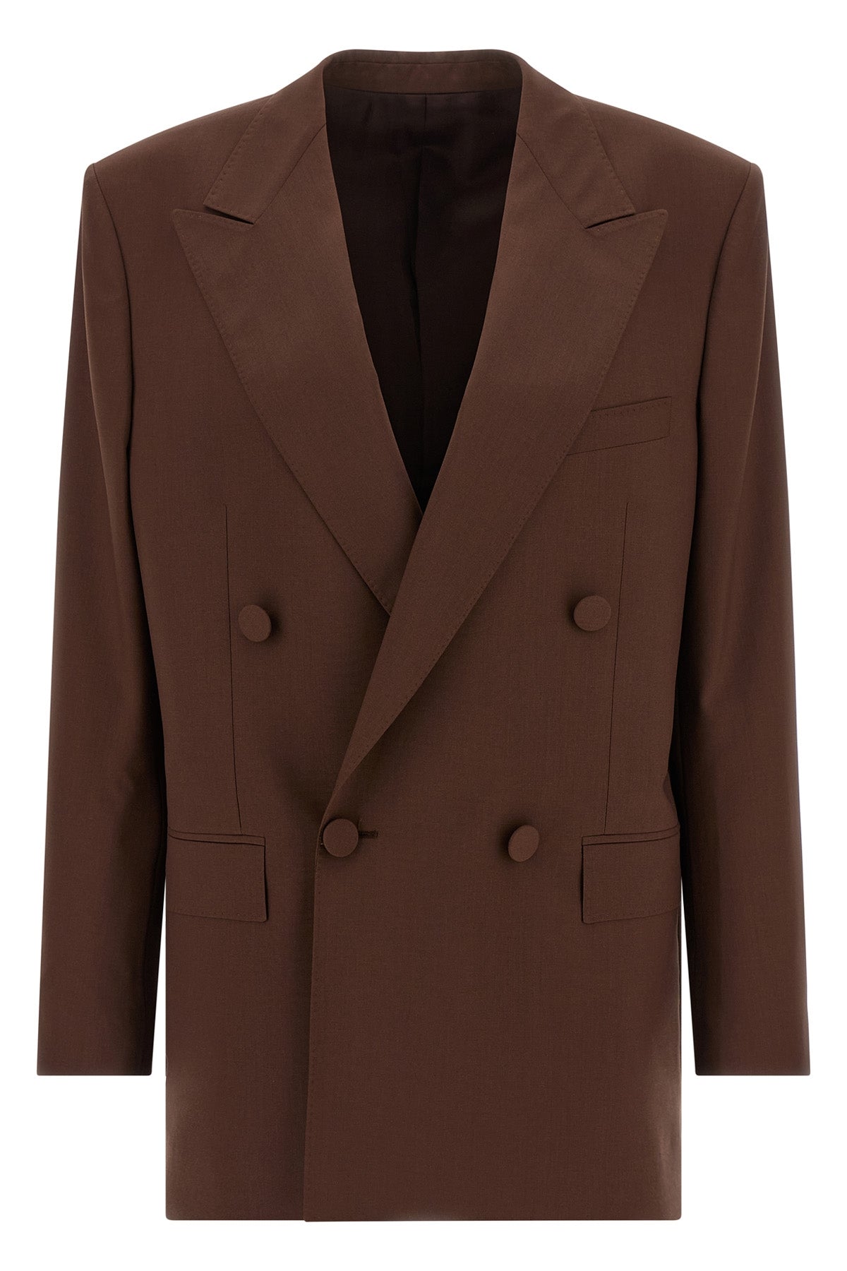 ARMARIUM 40 amedeo double-breasted light wool blazer