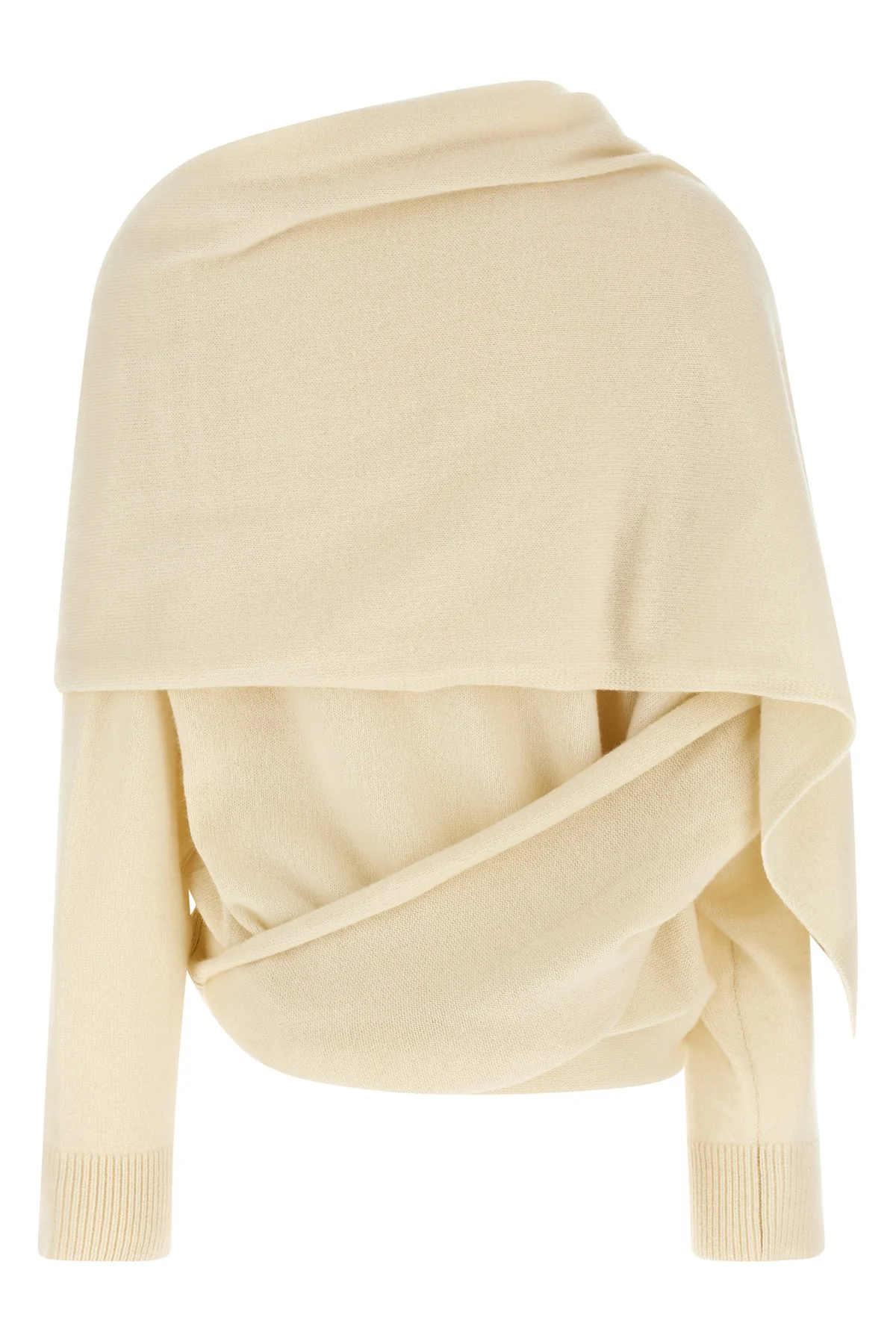 the armarium alida sweater redefines knitwear through a hybrid and innovative