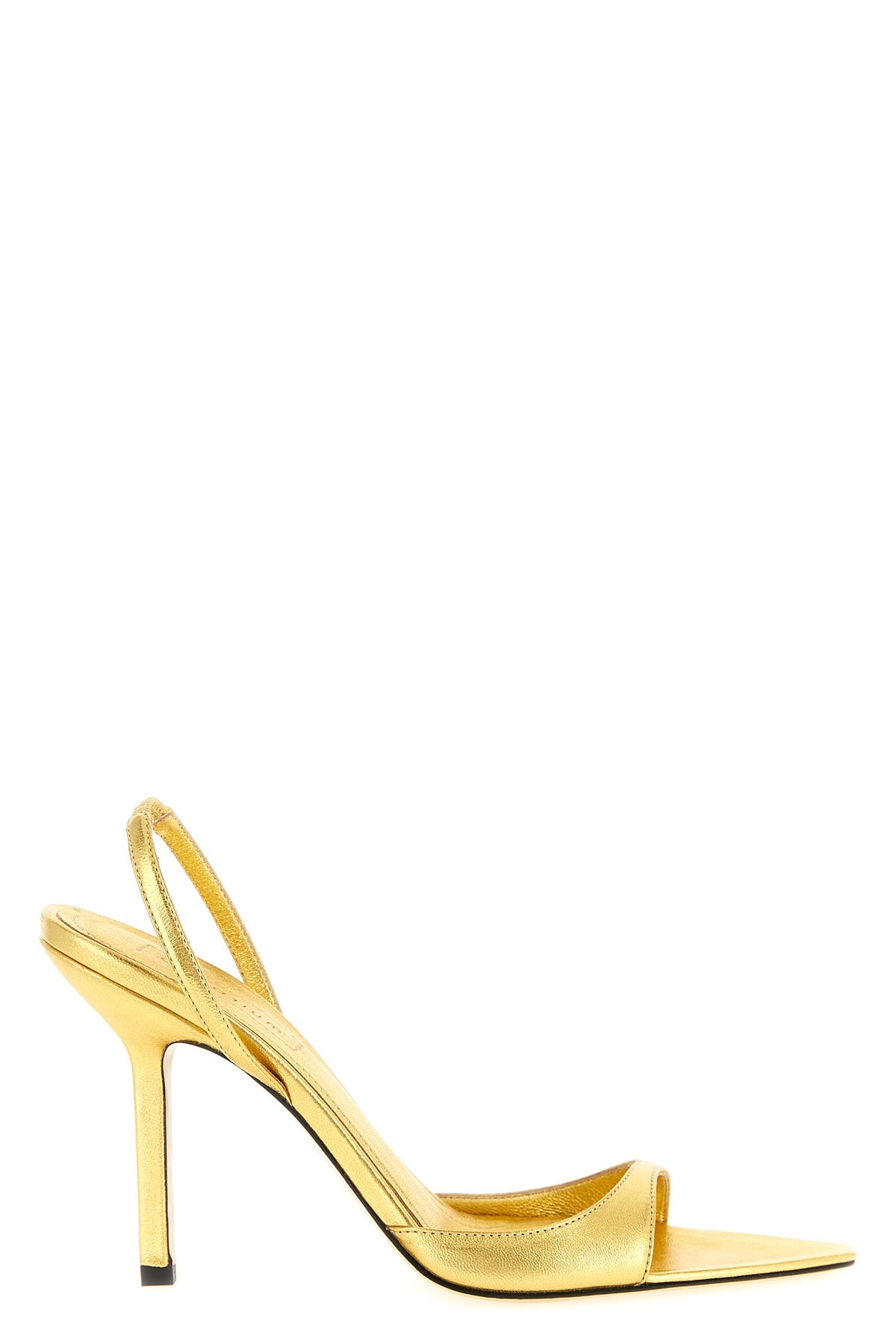 ARMARIUM 36 giustina sandals in laminated nappa
