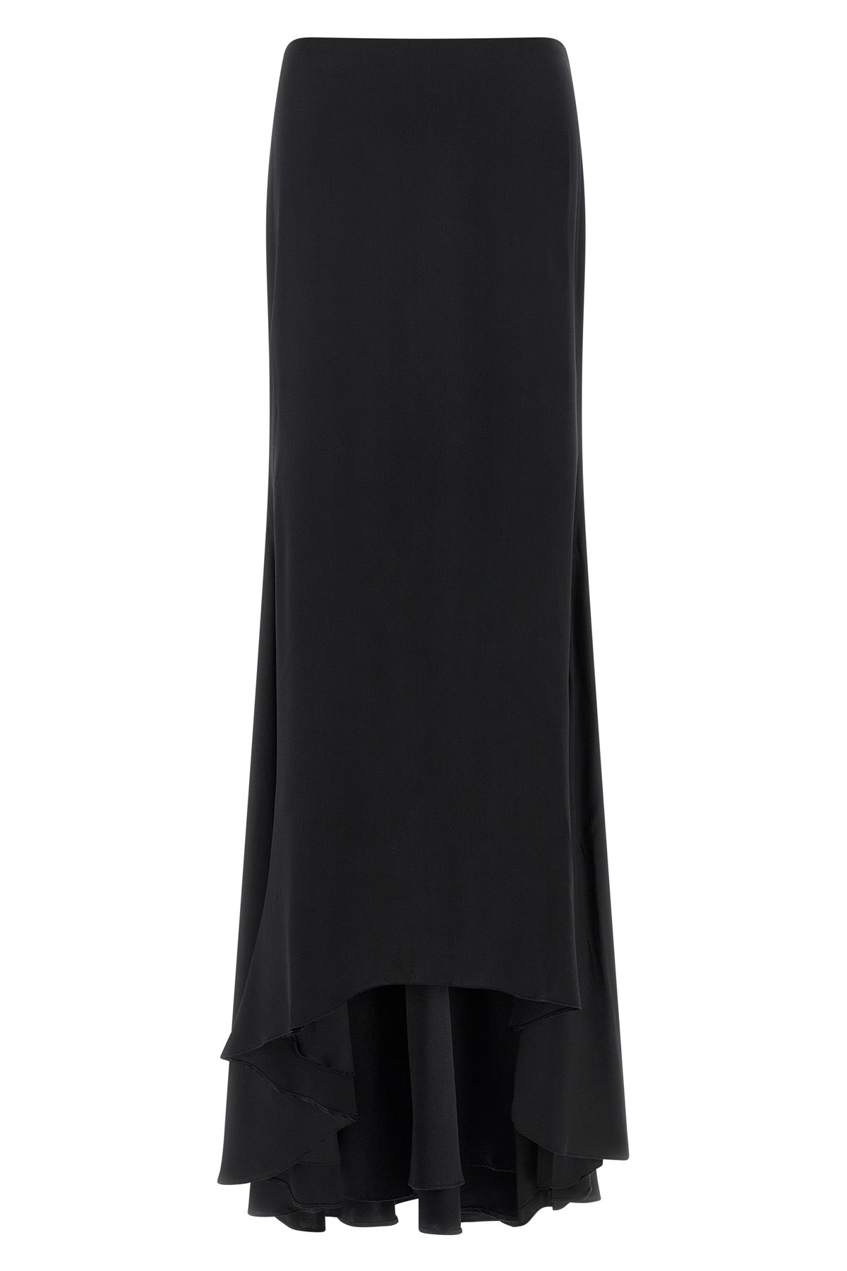 ARMARIUM 38 long rima skirt in double stretch silk satin