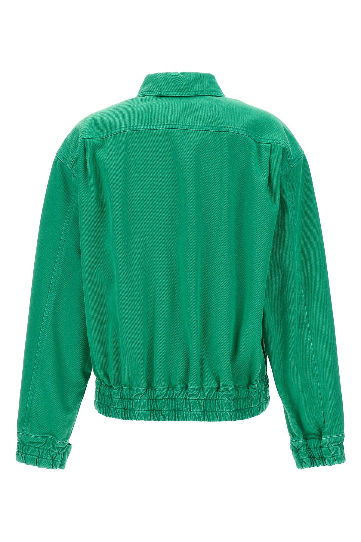 MAX MARA 38 arturo cropped jacket in garment-dyed cotton drill