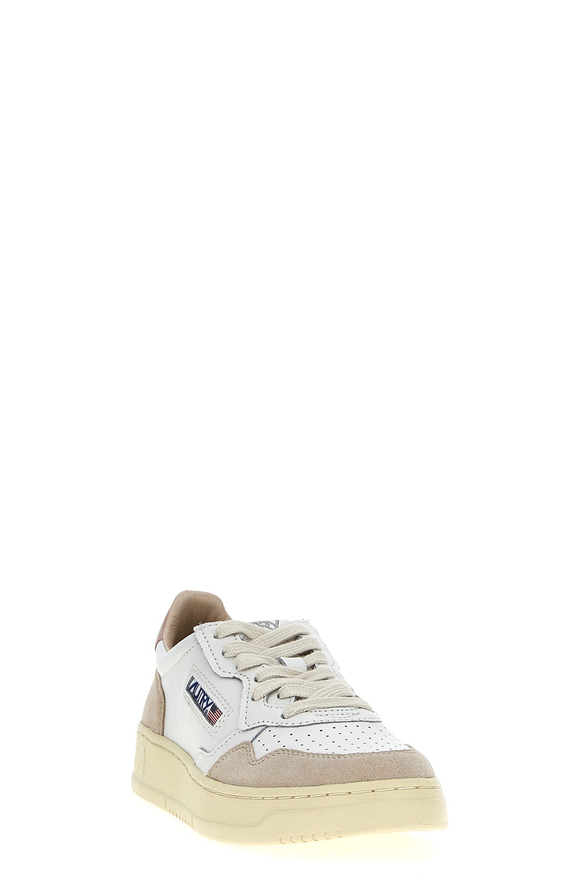 AUTRY 35 autry 01 two-tone leather and suede sneakers
