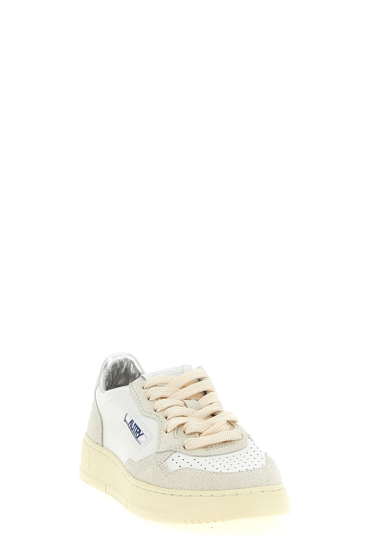 medalist low sneakers in leather and suede