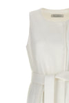 aureo long linen vest