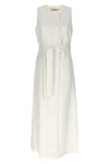 aureo long linen vest