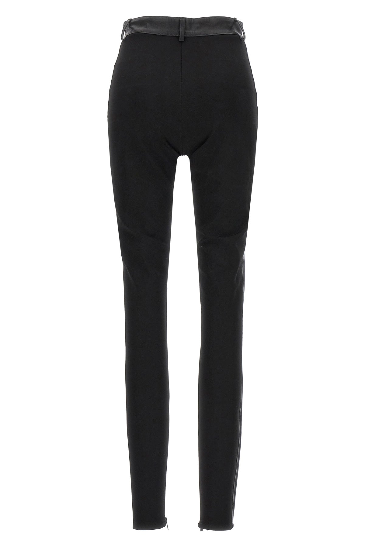 DAVID KOMA 8 napa leather leggings in leather and stretch fabric