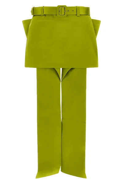 the self portrait miniskirt defines evening wear through bold architectural volu