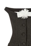 the self portrait short dress is distinguished by a structured model