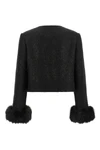 the self-portrait cropped jacket redefines the codes of contemporary tailoring t