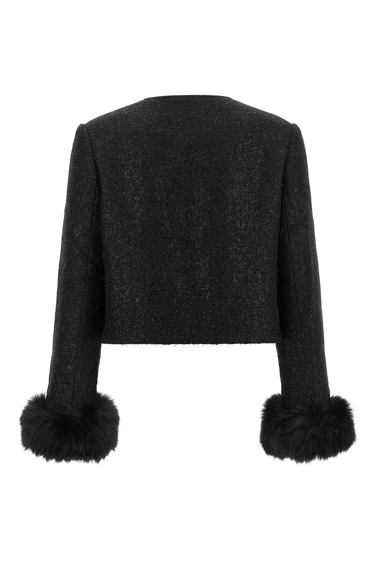 the self-portrait cropped jacket redefines the codes of contemporary tailoring t