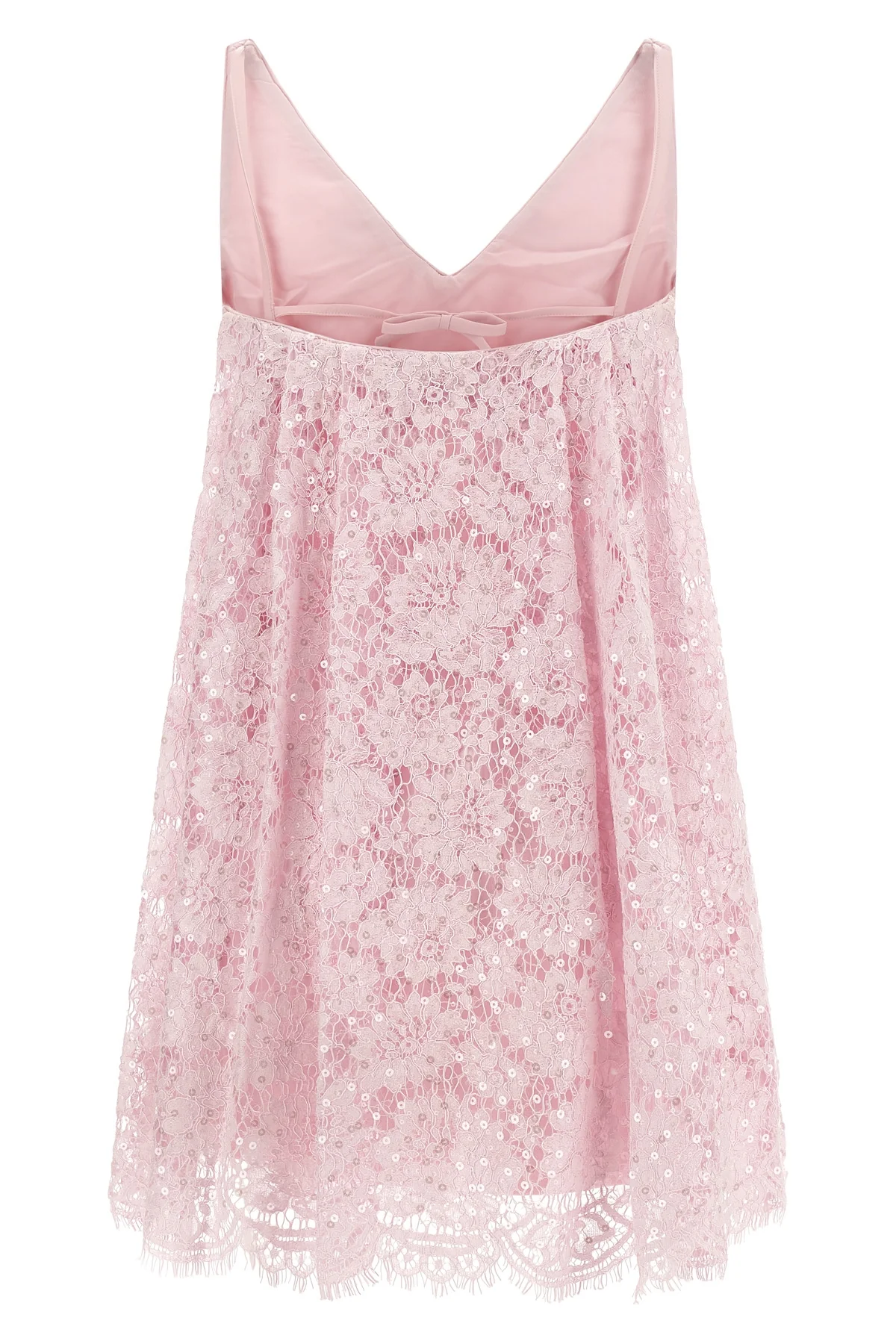 the self-portrait mini dress defines a flared silhouette through precise sartori