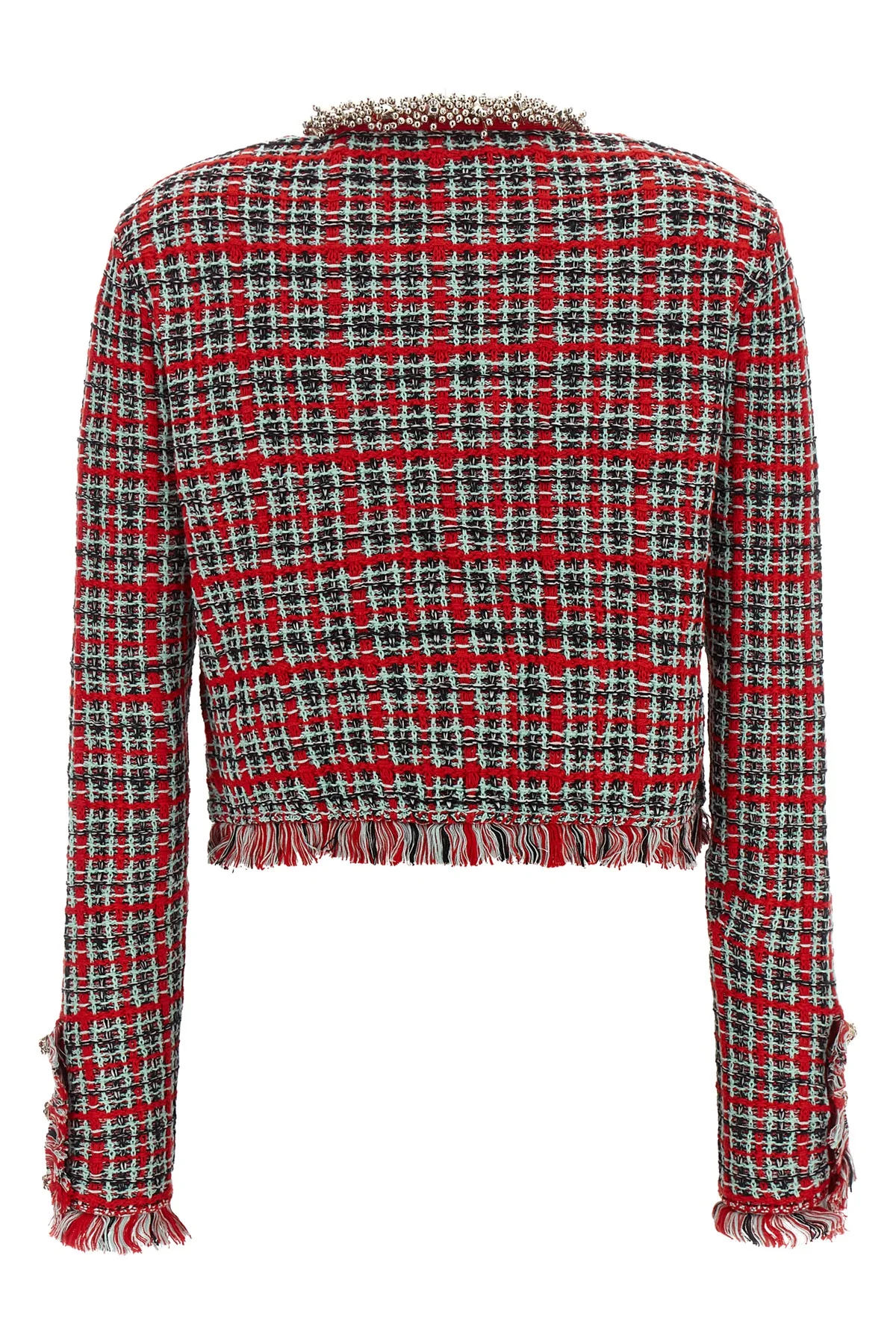 SELF PORTRAIT M the self-portrait cropped jacket redefines the codes of contemporary tailoring t
