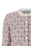 the self-portrait cardigan redefines everyday elegance through a cropped model