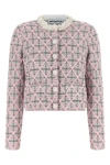 the self-portrait cardigan redefines everyday elegance through a cropped model