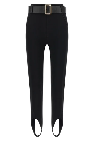 self-portrait leggings redefine a classic model through precise sartorial engine