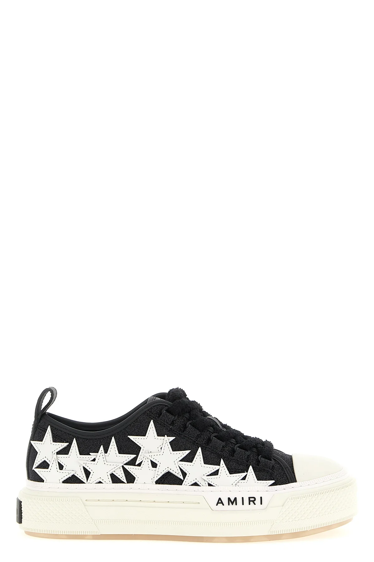 AMIRI 36 glitter stars court low sneakers in glitter fabric