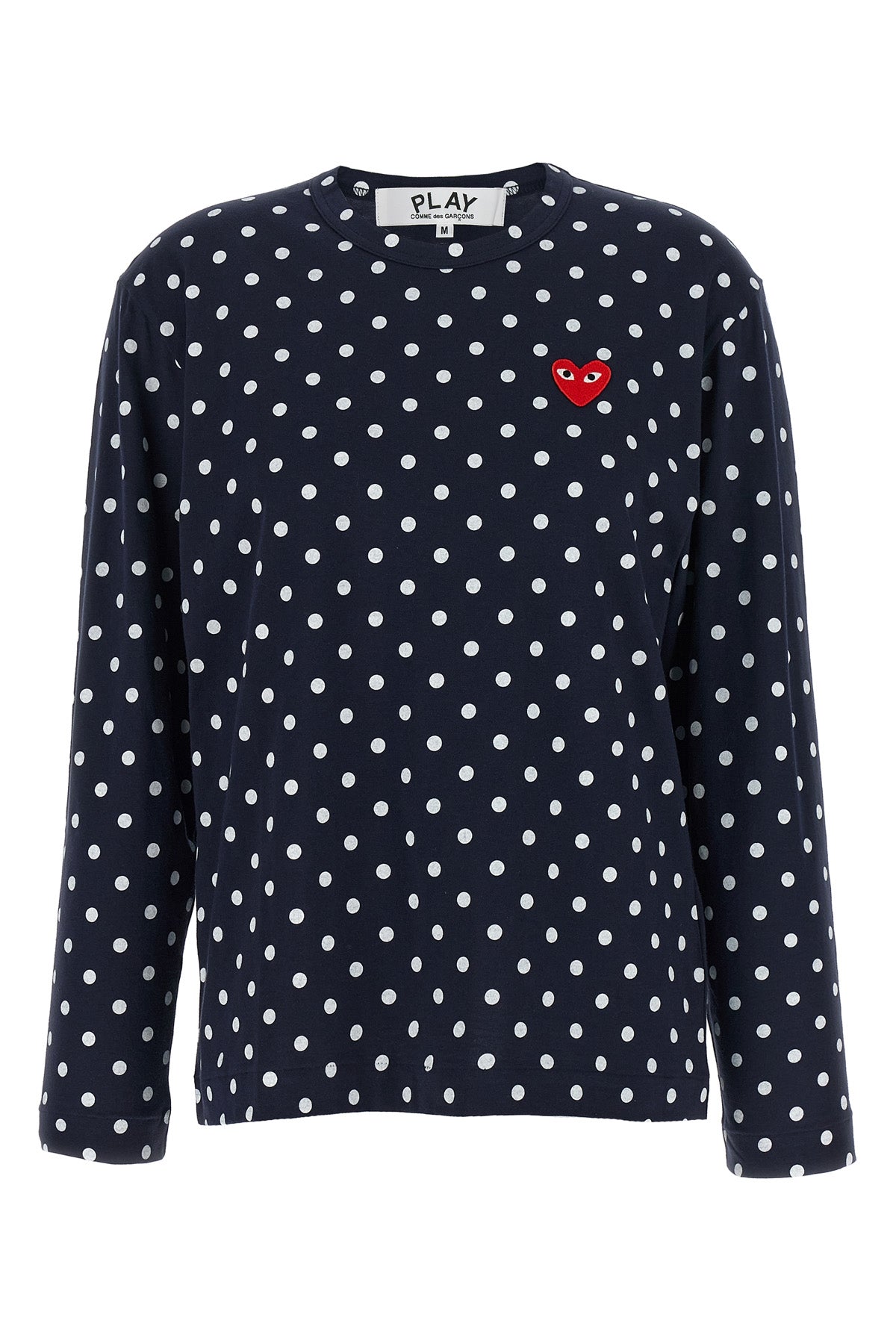 COMME DES GARÇONS PLAY L polka dot print cotton t-shirt