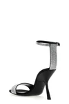 evangelie patent leather sandals in satin