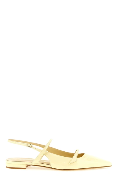 tita patent leather slingbacks