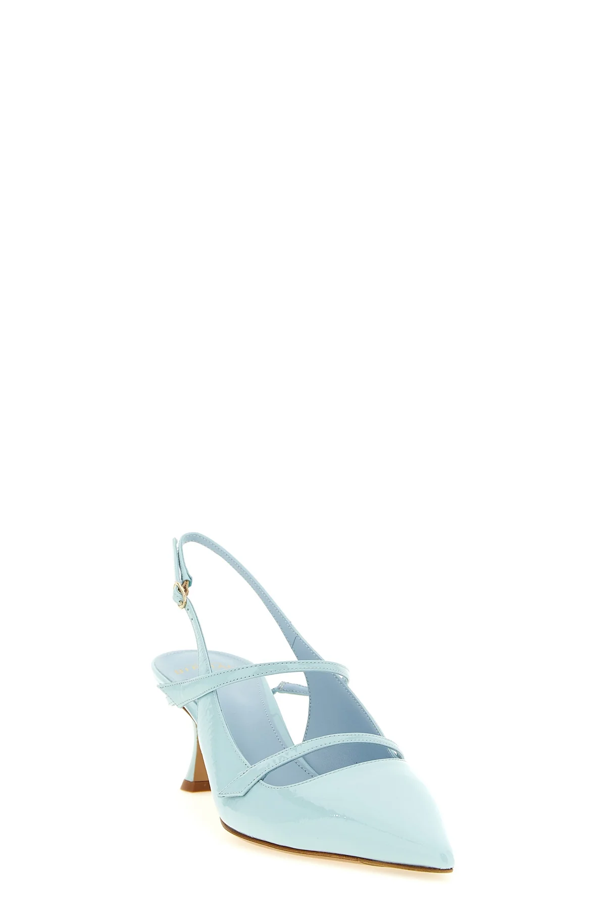 tita patent leather slingbacks