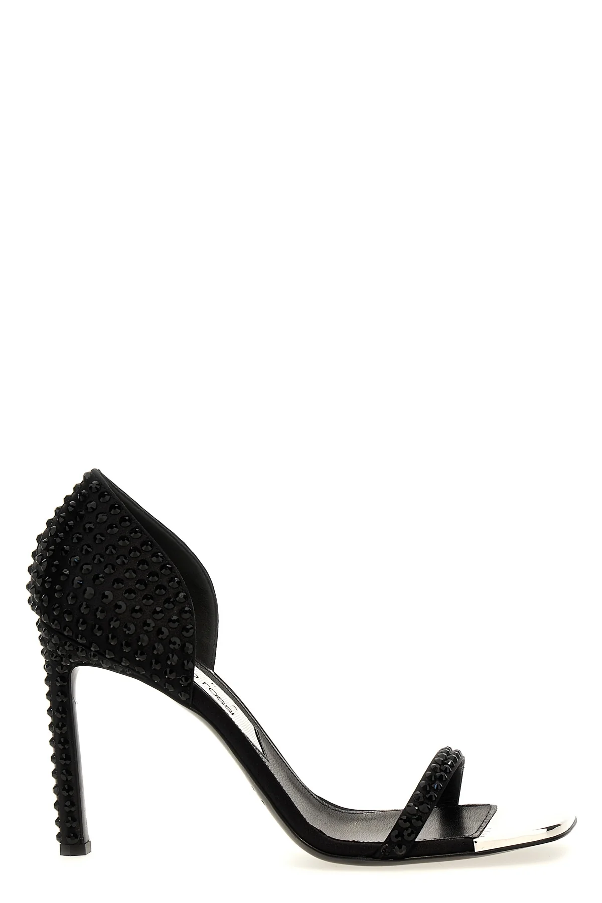 sergio rossi x area area dagger satin sandals