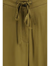 barrel-leg pants with drawstring in viscose