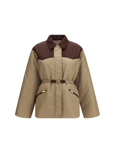 responsible jacket in nylon twill