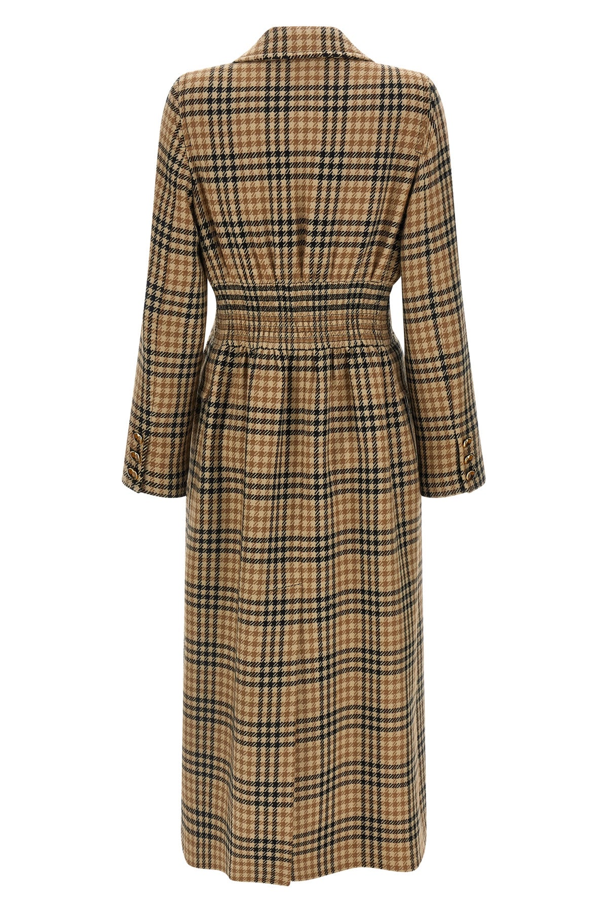 VALENTINO GARAVANI 40 double-breasted virgin wool long coat