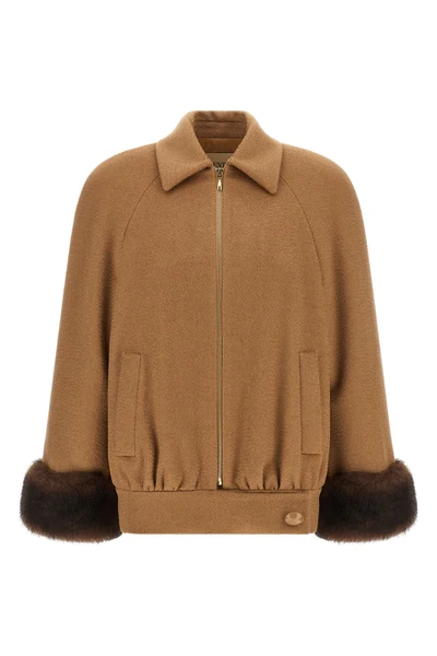 the valentino garavani caban redefines the codes of outerwear through a structur