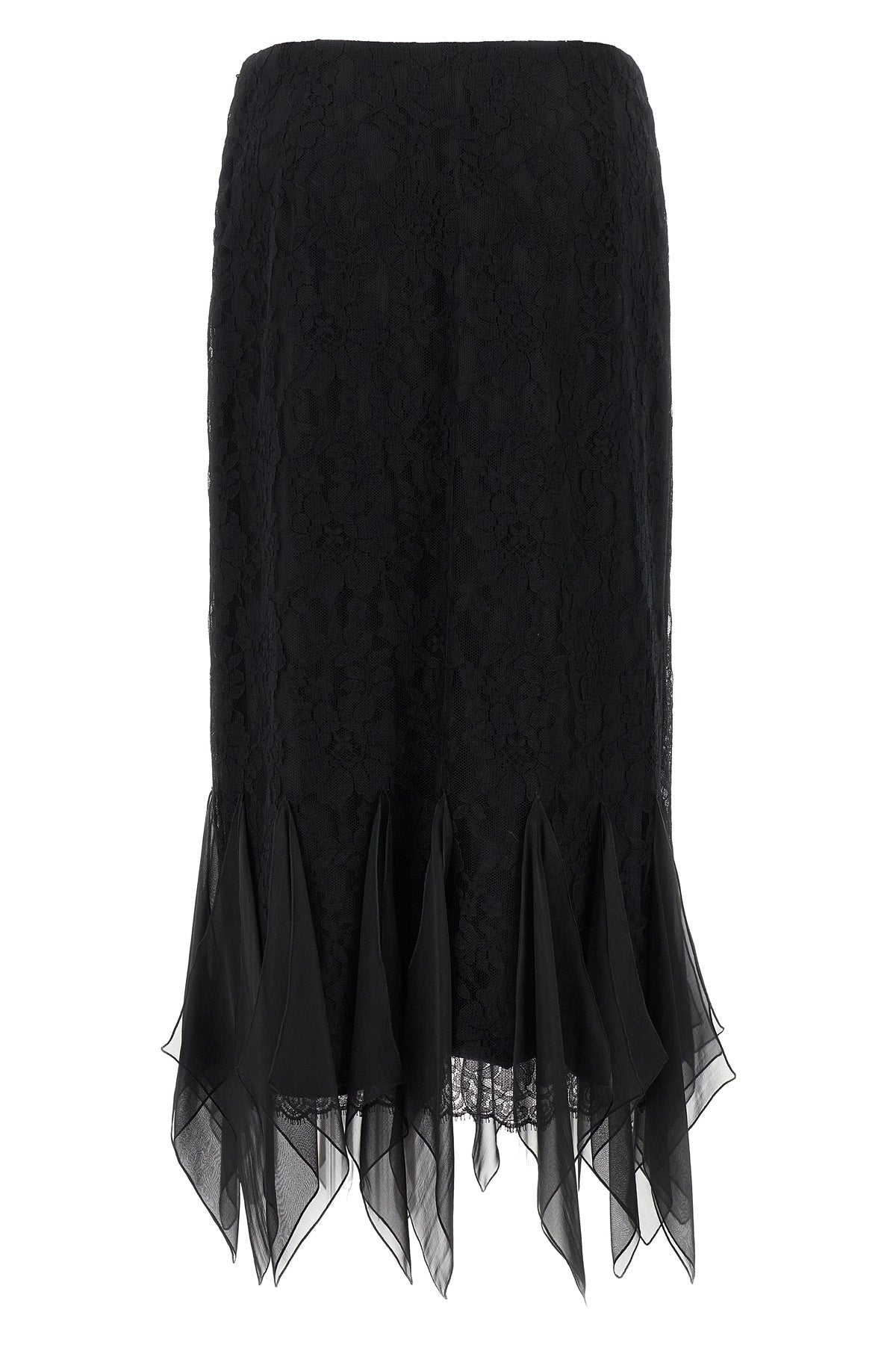 VALENTINO GARAVANI 40 lace midi skirt