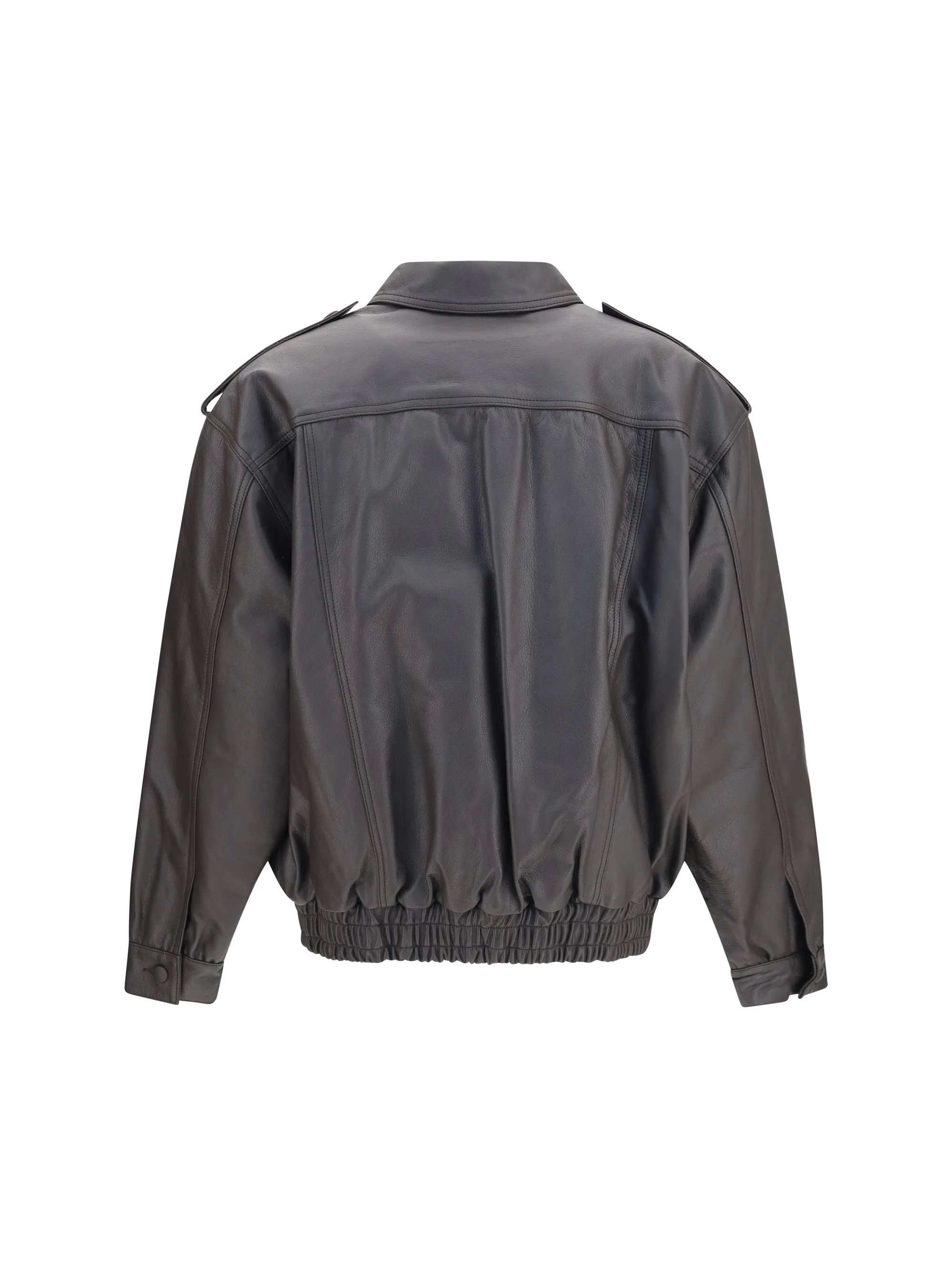 BLAZÈ MILANO 0 charlie ares leather bomber jacket