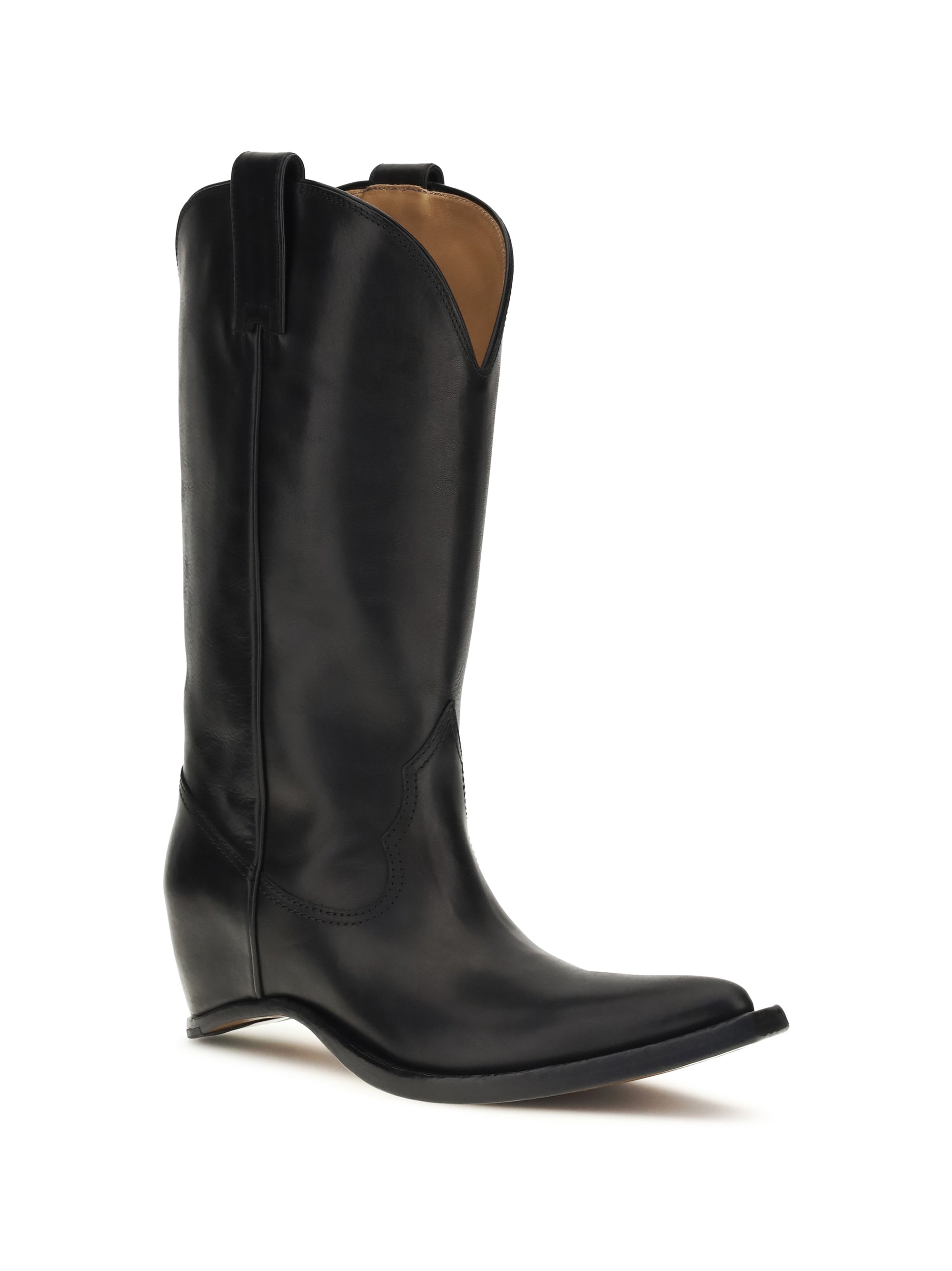 high-top texan boots