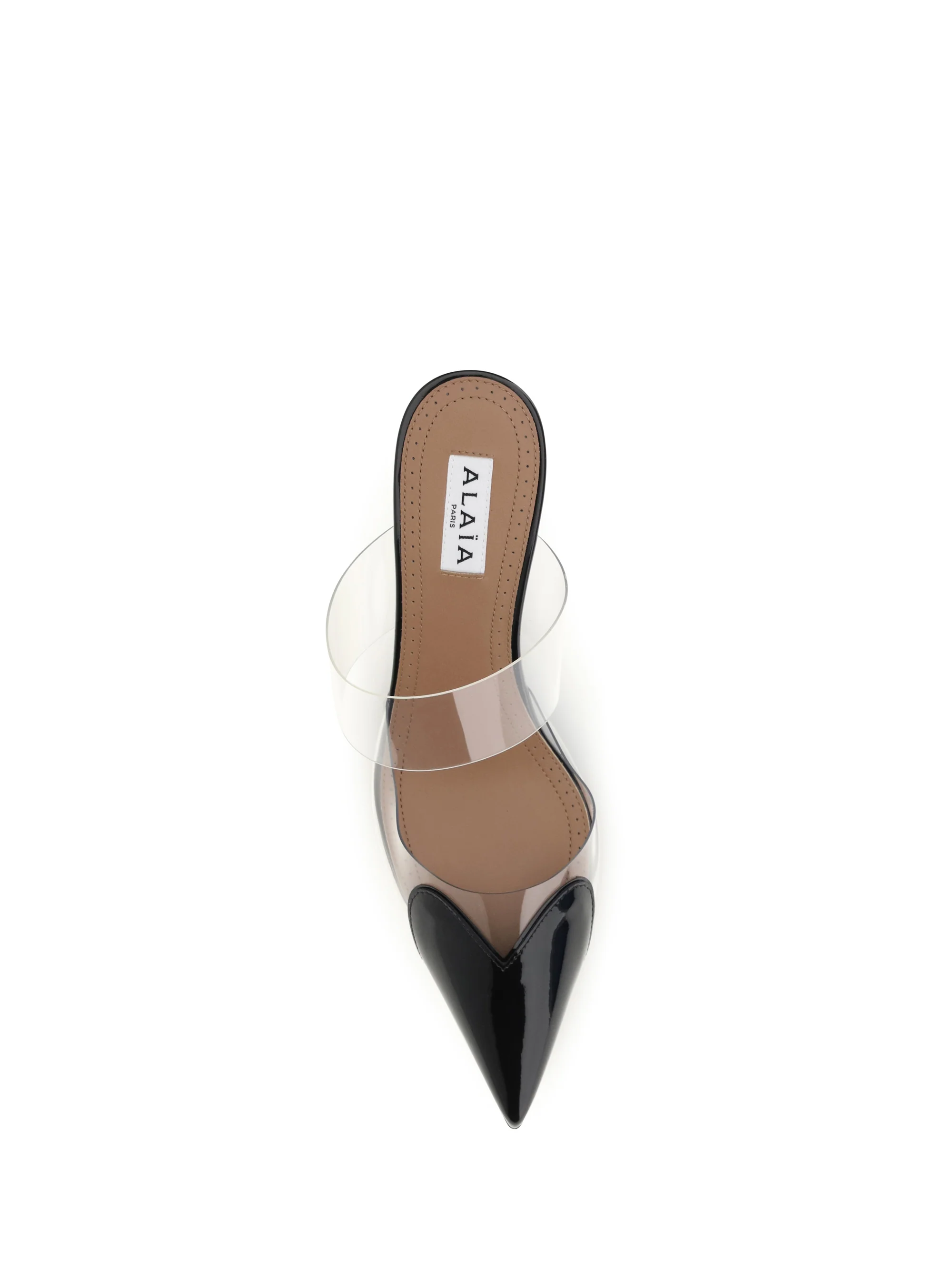 le coeur patent leather mules