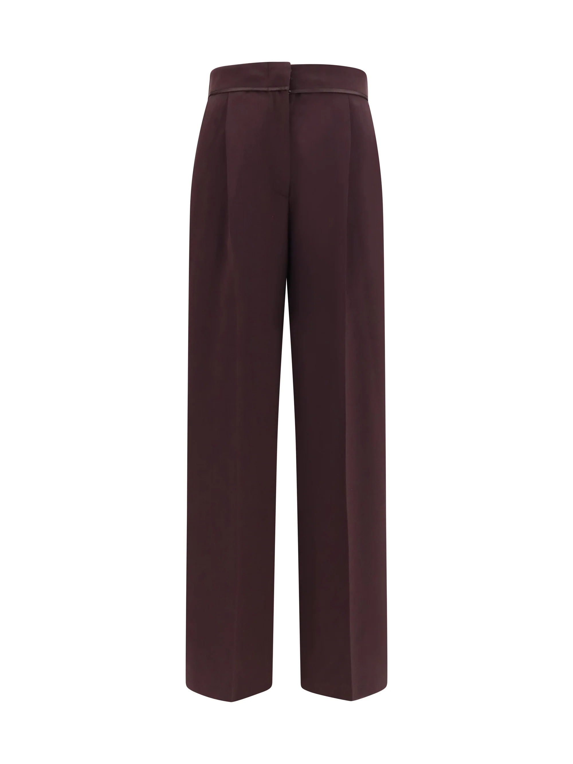 FORTE_FORTE 0 high waisted grain de poudre pants