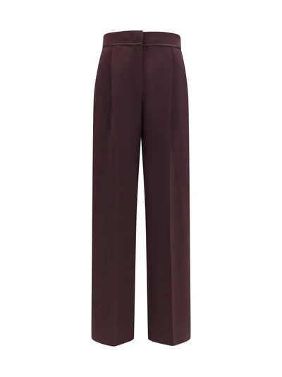 high waisted grain de poudre pants