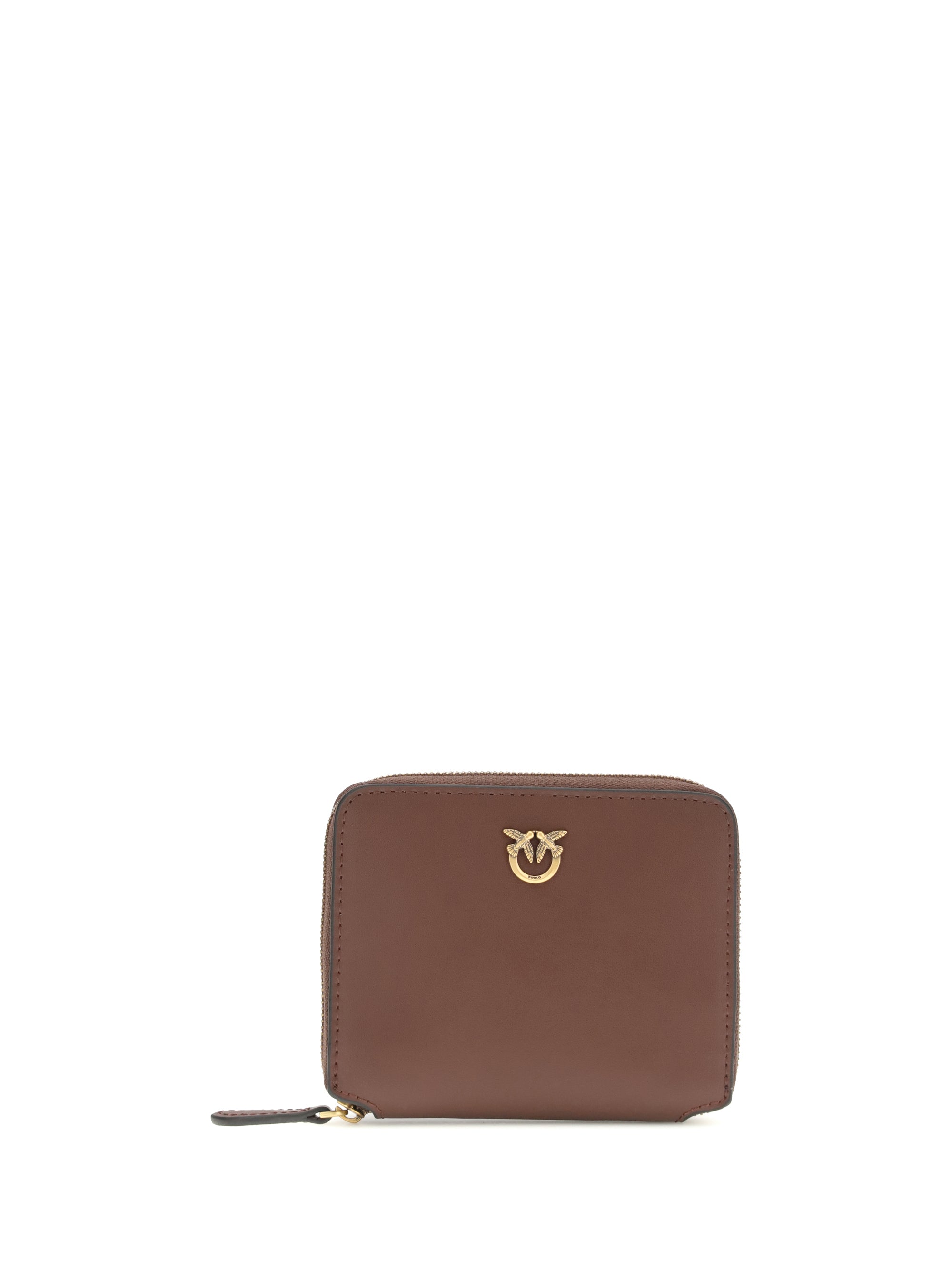 PINKO OS leather zip-around wallet 