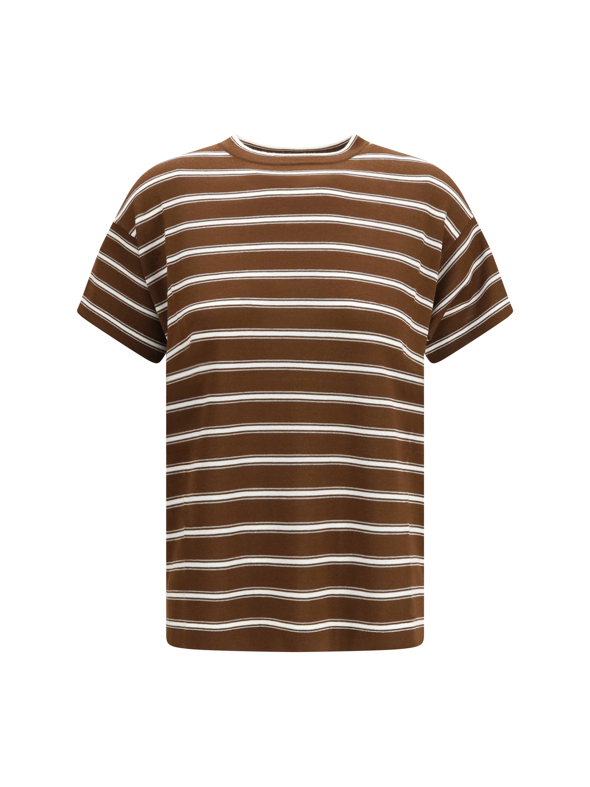 BRUNELLO CUCINELLI XL knitted shirt in virgin wool and cashmere
